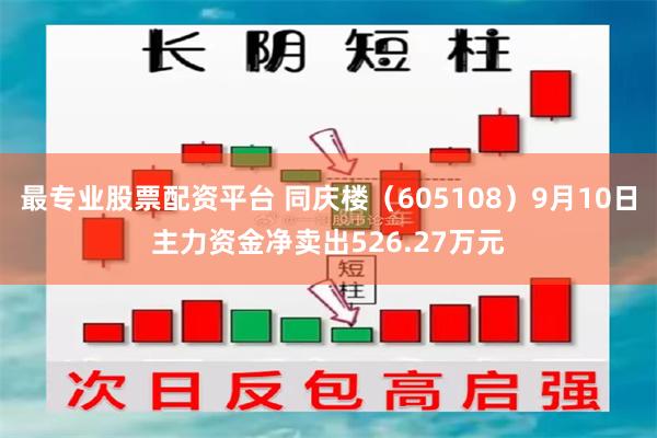 最专业股票配资平台 同庆楼（605108）9月10日主力资金净卖出526.27万元