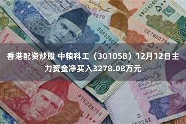 香港配资炒股 中粮科工（301058）12月12日主力资金净买入3278.08万元